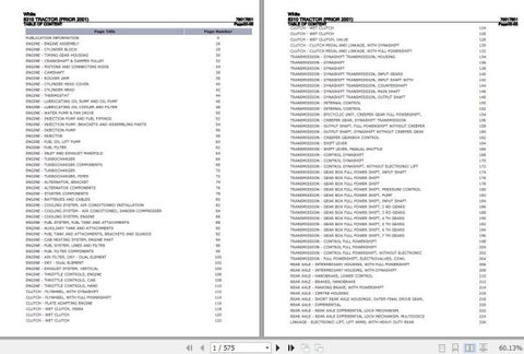 Discover the ultimate resource for maintaining your WHITE TRACTOR 8310 with the comprehensive Parts Catalog Manual (79017501) in PDF format. This digital manual is designed to provide you with detailed diagrams and part numbers,