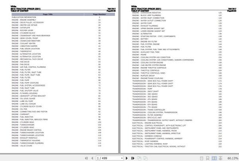 Discover the ultimate resource for maintaining your WHITE TRACTOR 8410 with our comprehensive Parts Catalog Manual (79017503) in PDF format. This digital manual is designed to provide you with detailed diagrams and part numbers,
