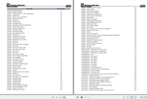 Discover the ultimate resource for maintaining your WHITE TRACTOR 8510 with our comprehensive Parts Catalog Manual (79017615) in PDF format. This digital manual is designed to provide you with detailed diagrams and part numbers,