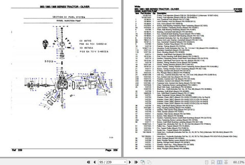 Discover the ultimate resource for maintaining your White Tractor with the 950, 990, and 995 Series Parts Catalog Manual (S1912000). This comprehensive PDF file is designed to provide you with detailed diagrams,