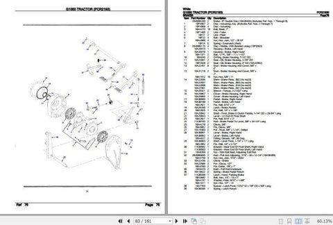 Discover the ultimate resource for maintaining your WHITE TRACTOR G1050 with the comprehensive Parts Catalog Manual PCR21930. This PDF file is designed to provide you with detailed diagrams and part numbers,