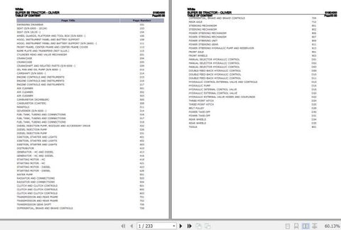 Discover the ultimate resource for your White Tractor Super 55 with our comprehensive Parts Catalog Manual (S19E4000) in PDF format. This essential guide provides detailed diagrams and part numbers,