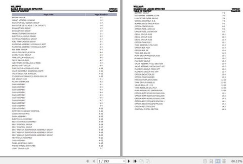 Discover the ultimate resource for maintaining your Willmar Liquid Sprayer Eagle 8100 with the comprehensive Parts Catalog Manual (WRP0401) in PDF format.