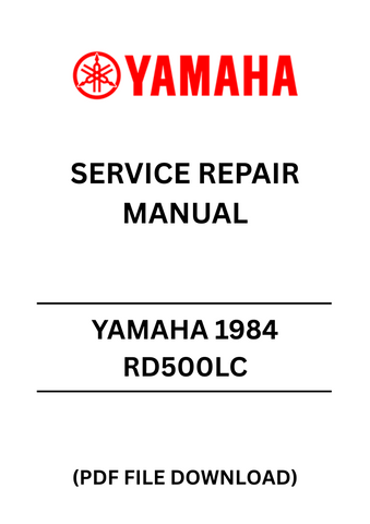 Revive your classic ride with the YAMAHA 1984 RD500LC Service Repair Manual, now available in a convenient PDF format. This comprehensive guide is essential for any RD500LC owner or enthusiast, providing detailed instructions and insights to keep your motorcycle in peak condition.