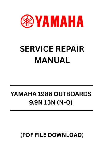 Unlock the full potential of your Yamaha 1986 Outboards with the comprehensive 9.9N 15N (N-Q) Service Repair Manual in PDF format. This essential guide is designed for both novice and experienced boat owners, providing detailed instructions and diagrams to ensure your outboard motor runs smoothly and efficiently.