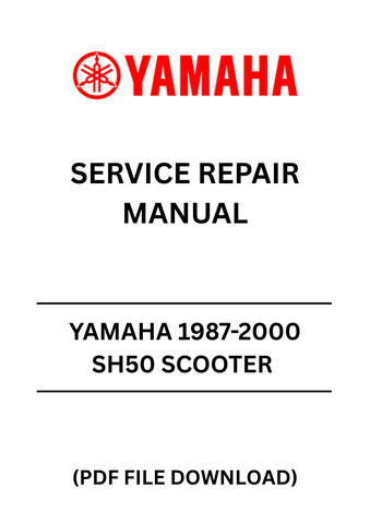 Revitalize your Yamaha SH50 scooter with the comprehensive 1987-2000 Service Repair Manual in PDF format. This essential guide is designed for both novice and experienced mechanics, providing detailed instructions and illustrations to help you tackle any repair or maintenance task with confidence.