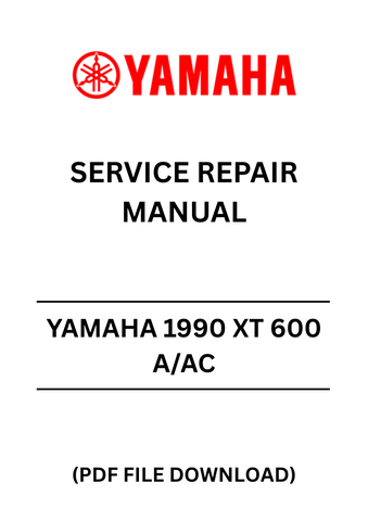 Unlock the full potential of your YAMAHA 1990 XT 600 A/AC with our comprehensive Service Repair Manual in PDF format. This essential guide is designed to provide you with detailed instructions and insights, ensuring that you can perform maintenance and repairs with confidence.