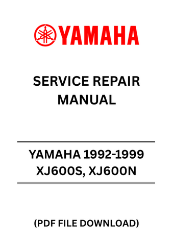 Unlock the full potential of your Yamaha XJ600S or XJ600N with our comprehensive 1992-1999 Service Repair Manual in PDF format. This essential guide is designed for both novice and experienced mechanics, providing detailed instructions and illustrations to help you tackle any repair or maintenance task with confidence.