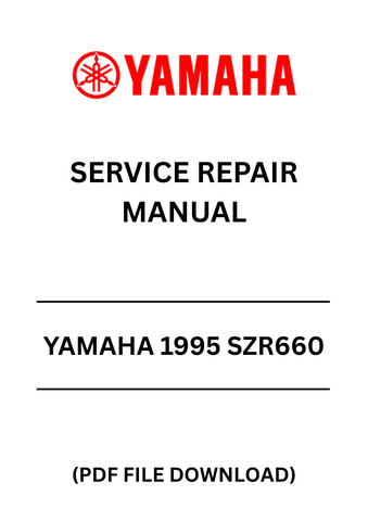 Unlock the full potential of your 1995 Yamaha SZR660 with our comprehensive Service Repair Manual in PDF format. This essential guide is designed to provide you with detailed instructions and insights, ensuring that you can perform maintenance and repairs with confidence.