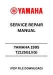 Unlock the full potential of your YAMAHA 1995 TZ125G1 with our comprehensive Service Repair Manual in PDF format. This essential guide provides detailed instructions and diagrams, ensuring you have everything you need for effective maintenance and repair. Whether you're a seasoned mechanic or a DIY enthusiast, this manual is designed to simplify your repair process.