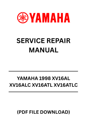 Unlock the full potential of your Yamaha XV16AL with our comprehensive 1998 Service Repair Manual. This PDF file is meticulously crafted to provide you with detailed instructions, diagrams, and troubleshooting tips, ensuring that you can maintain and repair your motorcycle with confidence.