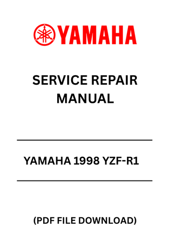 Unlock the full potential of your 1998 Yamaha YZF-R1 with our comprehensive Service Repair Manual in PDF format. This essential guide is designed for both seasoned mechanics and DIY enthusiasts, providing detailed instructions and diagrams to ensure your motorcycle runs at its best.