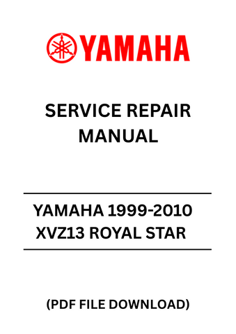 Unlock the full potential of your Yamaha XVZ13 Royal Star with our comprehensive Service Repair Manual, covering models from 1999 to 2010. This PDF file is an essential resource for both seasoned mechanics and DIY enthusiasts, providing detailed instructions and diagrams to ensure your motorcycle runs smoothly and efficiently.