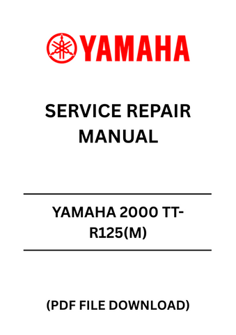 Unlock the full potential of your YAMAHA 2000 TT-R125(M) with our comprehensive Service Repair Manual in PDF format. This essential guide is designed to provide you with detailed instructions and insights, ensuring that you can perform maintenance and repairs with confidence.
