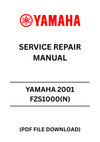 Unlock the full potential of your YAMAHA 2001 FZS1000(N) with our comprehensive Service Repair Manual in PDF format. This essential guide is designed to provide you with detailed instructions and insights, ensuring that you can perform maintenance and repairs with confidence.