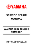 Unlock the full potential of your Yamaha TDM900 with the comprehensive 2002 TDM900 TDM900P Service Repair Manual in PDF format. This essential guide is designed for both seasoned mechanics and DIY enthusiasts, providing detailed instructions and insights to keep your motorcycle running smoothly.