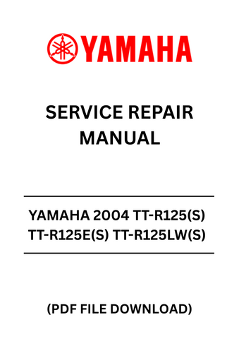 Unlock the full potential of your Yamaha TT-R125 series with our comprehensive Service Repair Manual. This PDF file is meticulously designed for models TT-R125(S), TT-R125E(S), TT-R125LW(S), and TT-R125LWE(S), providing you with all the essential information needed for maintenance and repairs.