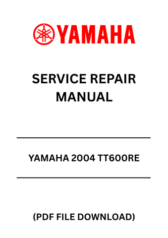 Unlock the full potential of your 2004 Yamaha TT600RE with our comprehensive Service Repair Manual in PDF format. This essential guide is designed to provide you with detailed instructions and insights, ensuring that you can perform maintenance and repairs with confidence.