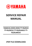 Unlock the full potential of your Yamaha TT-R125 series with the comprehensive 2005-2006 Service Repair Manual. This PDF file is an essential resource for both novice and experienced mechanics, providing detailed instructions and diagrams to guide you through every aspect of maintenance and repair.