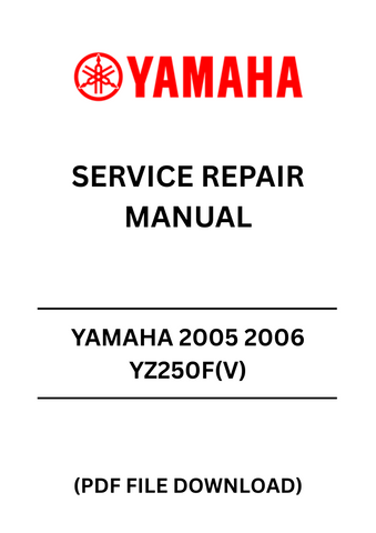 Unlock the full potential of your YAMAHA YZ250F with the comprehensive 2005-2006 Service Repair Manual in PDF format. This essential guide provides detailed instructions and diagrams, ensuring you have everything you need for maintenance, repairs, and upgrades. Whether you're a seasoned mechanic or a DIY enthusiast, this manual is designed to simplify complex tasks and enhance your bike's performance.
