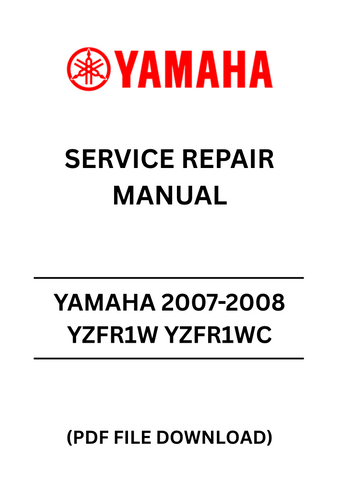 Unlock the full potential of your Yamaha YZF-R1 with the 2007-2008 YZF-R1W YZF-R1WC Service Repair Manual in PDF format. This comprehensive guide is designed to provide you with all the essential information needed for maintenance, troubleshooting, and repairs, ensuring your motorcycle runs at its best.