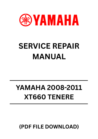 Unlock the full potential of your Yamaha XT660 Tenere with the comprehensive 2008-2011 Service Repair Manual in PDF format. This essential guide is designed for both seasoned mechanics and DIY enthusiasts, providing detailed instructions and illustrations to help you tackle any repair or maintenance task with confidence.