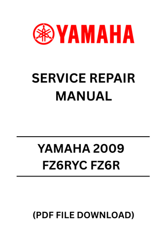 Unlock the full potential of your Yamaha FZ6R with the 2009 FZ6RYC FZ6R Service Repair Manual in PDF format. This comprehensive guide is designed to provide you with all the essential information needed for maintenance, troubleshooting, and repairs, ensuring your motorcycle runs smoothly and efficiently.