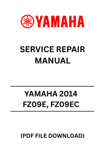 Unlock the full potential of your Yamaha FZ09E and FZ09EC with our comprehensive 2014 Service Repair Manual. This PDF file is an essential resource for both novice and experienced mechanics, providing detailed instructions and diagrams to guide you through every repair and maintenance task.