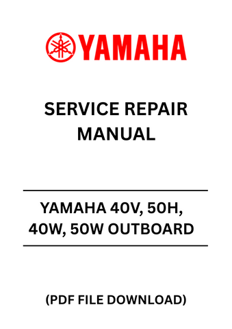 Unlock the full potential of your Yamaha outboard motor with the comprehensive 40V, 50H, 40W, and 50W Service Repair Manual. This PDF file is an essential resource for both novice and experienced boaters, providing detailed instructions and diagrams to ensure your engine runs smoothly and efficiently.