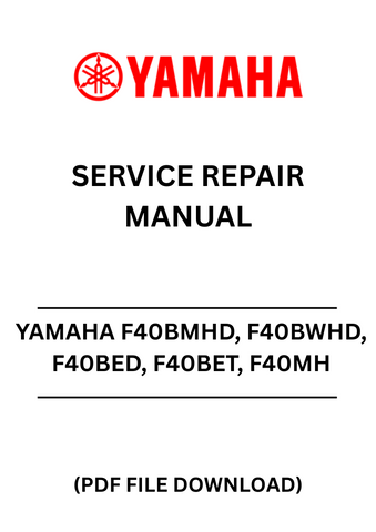 Unlock the full potential of your Yamaha outboard motor with the comprehensive YAMAHA F40BMHD, F40BWHD, F40BED, F40BET, F40MH, F40ER, F40TR Outboard Service Repair Manual. This PDF file is an essential resource for both seasoned mechanics and DIY enthusiasts, providing detailed instructions and diagrams to ensure your motor runs smoothly and efficiently.