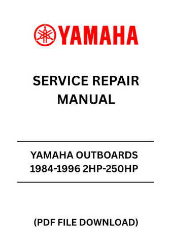 Unlock the full potential of your Yamaha outboard motor with the comprehensive 1984-1996 2HP-250HP Service Repair Manual. This PDF file is an essential resource for both novice and experienced boaters, providing detailed instructions and diagrams to help you maintain and repair your outboard engine with confidence.