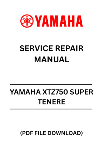 Unlock the full potential of your YAMAHA XTZ750 Super Tenere with our comprehensive Service Repair Manual in PDF format. This essential guide is designed for both seasoned mechanics and DIY enthusiasts, providing detailed instructions and diagrams to ensure your motorcycle runs smoothly and efficiently.