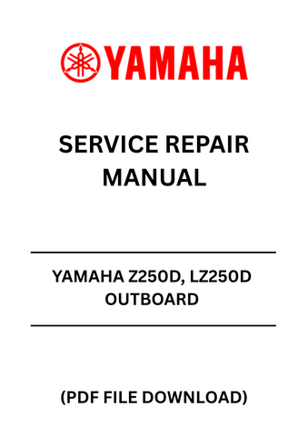 Unlock the full potential of your YAMAHA Z250D and LZ250D outboard motors with our comprehensive Service Repair Manual in PDF format. This essential guide is designed to provide you with detailed instructions, diagrams, and troubleshooting tips to ensure your outboard runs smoothly and efficiently.