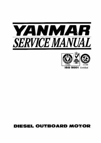 YANMAR D27A, D36A DIESEL OUTBOARD MOTOR WORKSHOP SERVICE REPAIR MANUAL - PDF FILE DOWNLOAD