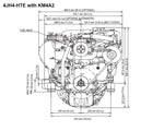 YANMAR MARINE DIESEL ENGINE 3JH4E, 4JH4E, 4JH4-TE, 4JH4-HTE SERVICE REPAIR MANUAL