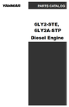 Yanmar 6LY2-STE, 6LY2A-STP Diesel Engine Parts Catalog Manual - PDF File