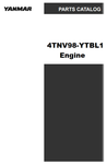 Yanmar 4TNV98-YTBL1 Engine Parts Catalogue Manual - PDF File Download