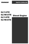 Yanmar 6LY-UTE, 6LYM-UTE, 6LY-STE, 6LYM-STE Diesel Engine Parts Catalog Manual - PDF File