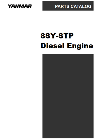 Yanmar 8SY-STP Diesel Engine Parts Catalog Manual - PDF File Download