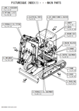 Yanmar VIO25-6A Excavator Parts Catalogue Manual