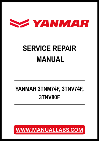 YANMAR 3TNM74F, 3TNV74F, 3TNV80F SERVICE REPAIR MANUAL- PDF FILE