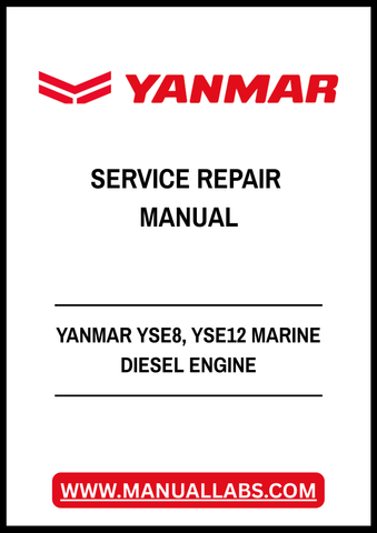 YANMAR YSE8, YSE12 MARINE DIESEL ENGINE SERVICE REPAIR MANUAL - PDF FILE