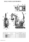 Yanmar SV08-1B Excavator Parts Catalogue Manual