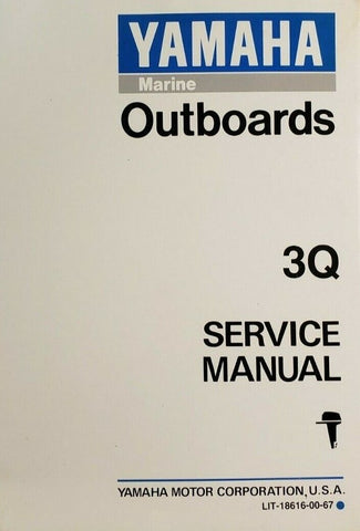 Yamaha 3Q Outboards Service Repair Manual - PDF File