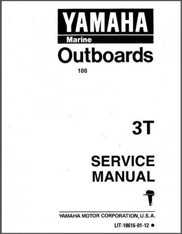 Yamaha 3T Outboard Service Repair Manual - PDF File Download