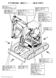 Yanmar VIO45-5B Excavator Parts Catalogue Manual