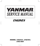 Yanmar 4TNE94T, 4TNE98T, 4TNE106T Engines Service Repair Manual 915173 - PDF File