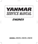 YANMAR 2TNV70, 3TNV70, 3TNV76 INDUSTRIAL ENGINE SERVICE REPAIR MANUAL 50940077 - PDF FILE