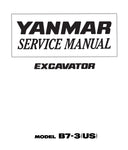 Yanmar B7-3 (US) Excavator Workshop Service Repair Manual - PDF File Download