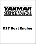 Yanmar D27 Boat Engine Workshop Service Repair Manual - PDF File Download